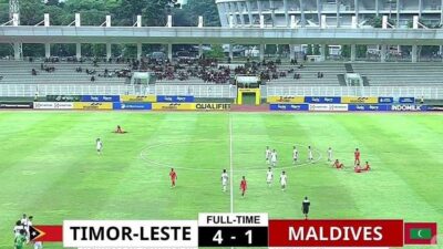 Hajar Maladewa, Timor Leste Finis Posisi 3 Klasemen Grup F