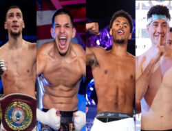 Hamzah Sheeraz vs Edgar Berlanga, Shakur Stevenson vs William Zepeda Di Arena Tenis Lapangan